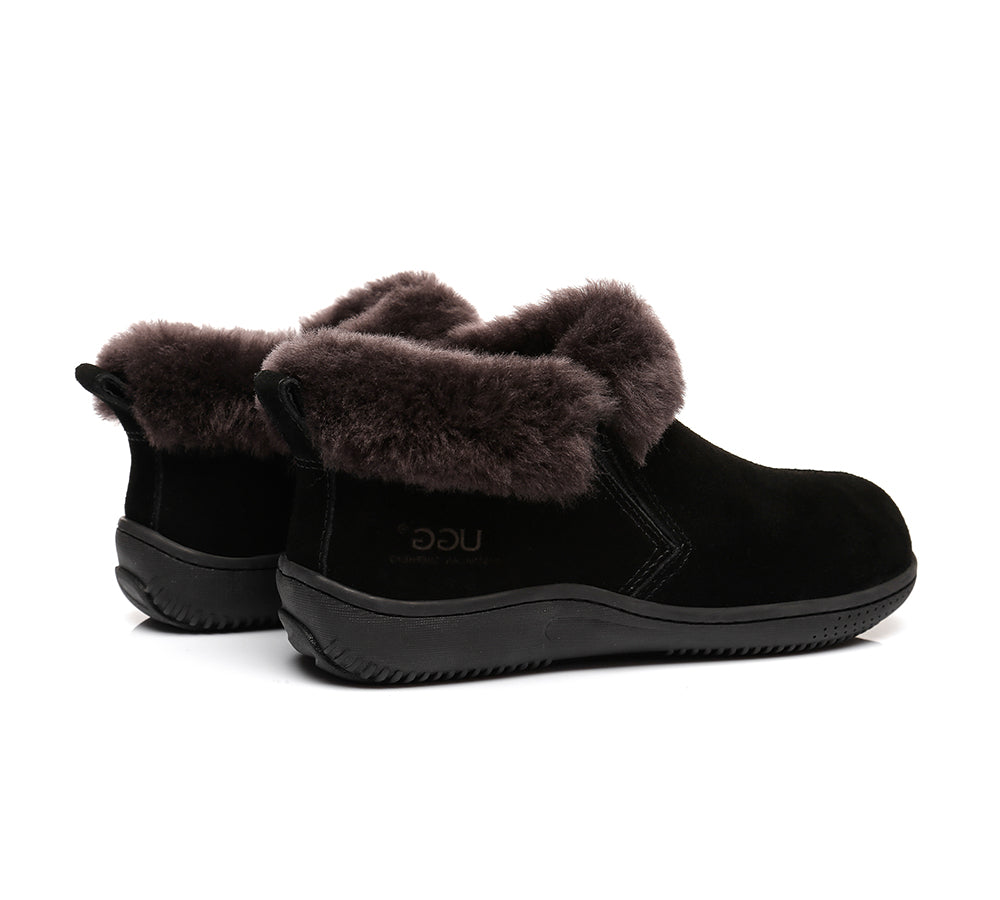 UGG Australian Shepherd® Sheepskin Unisex Slipper Daley - Boots - Black - AU Ladies 10 / AU Men 8 / EU 41 - Uggoutlet