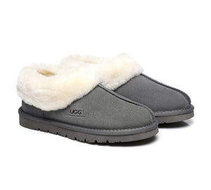 UGG Slippers - AS UGG Slippers Homey Unisex Sheepskin Slippers