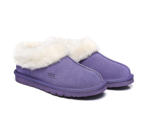 UGG Australian Shepherd® Homey Unisex Merino Sheepskin Lining Slippers - UGG Slippers - Lilac - AU Ladies 10 / AU Men 8 / EU 41 - Uggoutlet