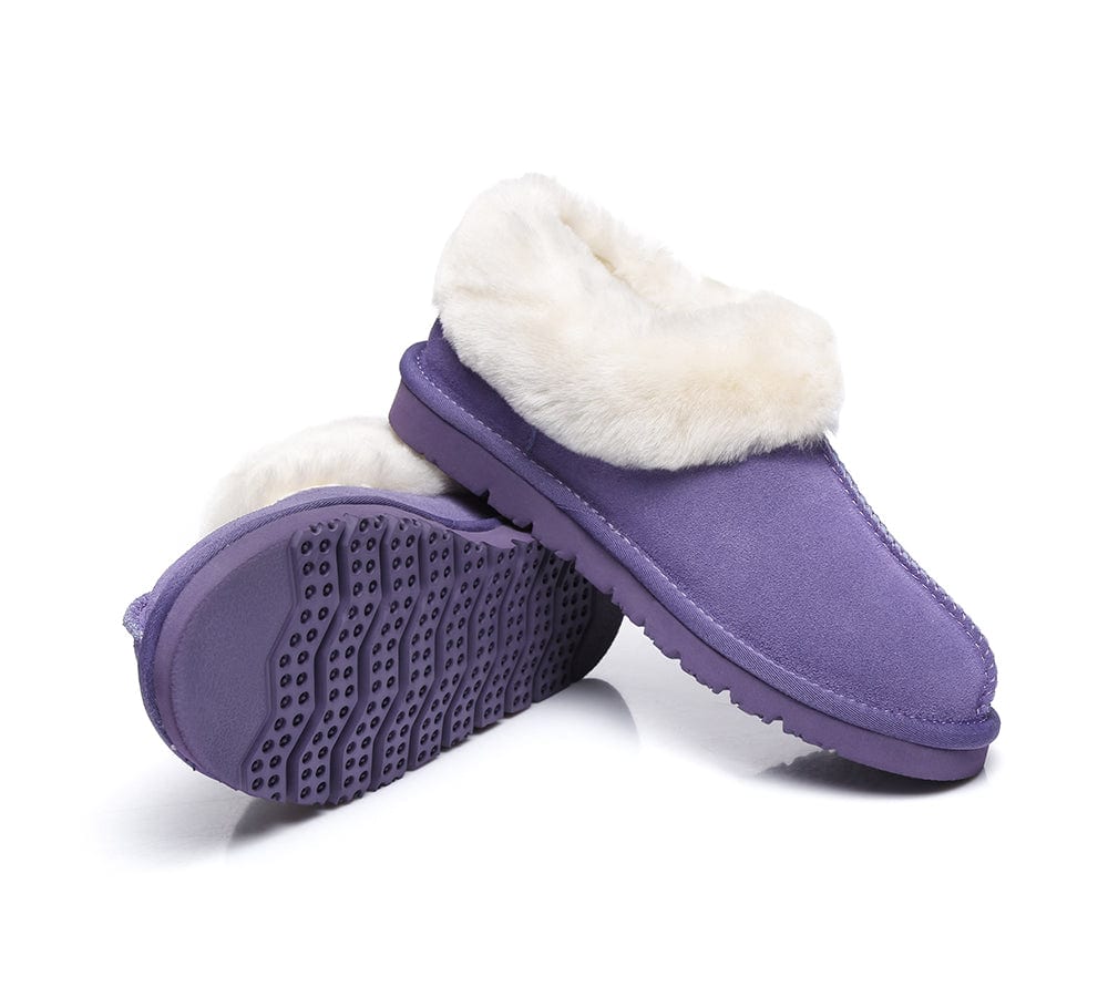 UGG Australian Shepherd® Homey Unisex Merino Sheepskin Lining Slippers - UGG Slippers - Lilac - AU Ladies 10 / AU Men 8 / EU 41 - Uggoutlet