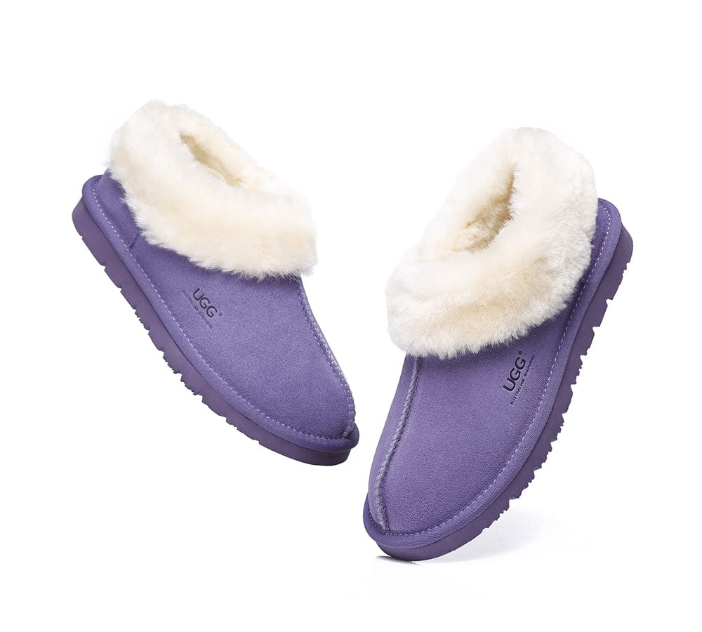 UGG Australian Shepherd® Homey Unisex Merino Sheepskin Lining Slippers - UGG Slippers - Lilac - AU Ladies 10 / AU Men 8 / EU 41 - Uggoutlet