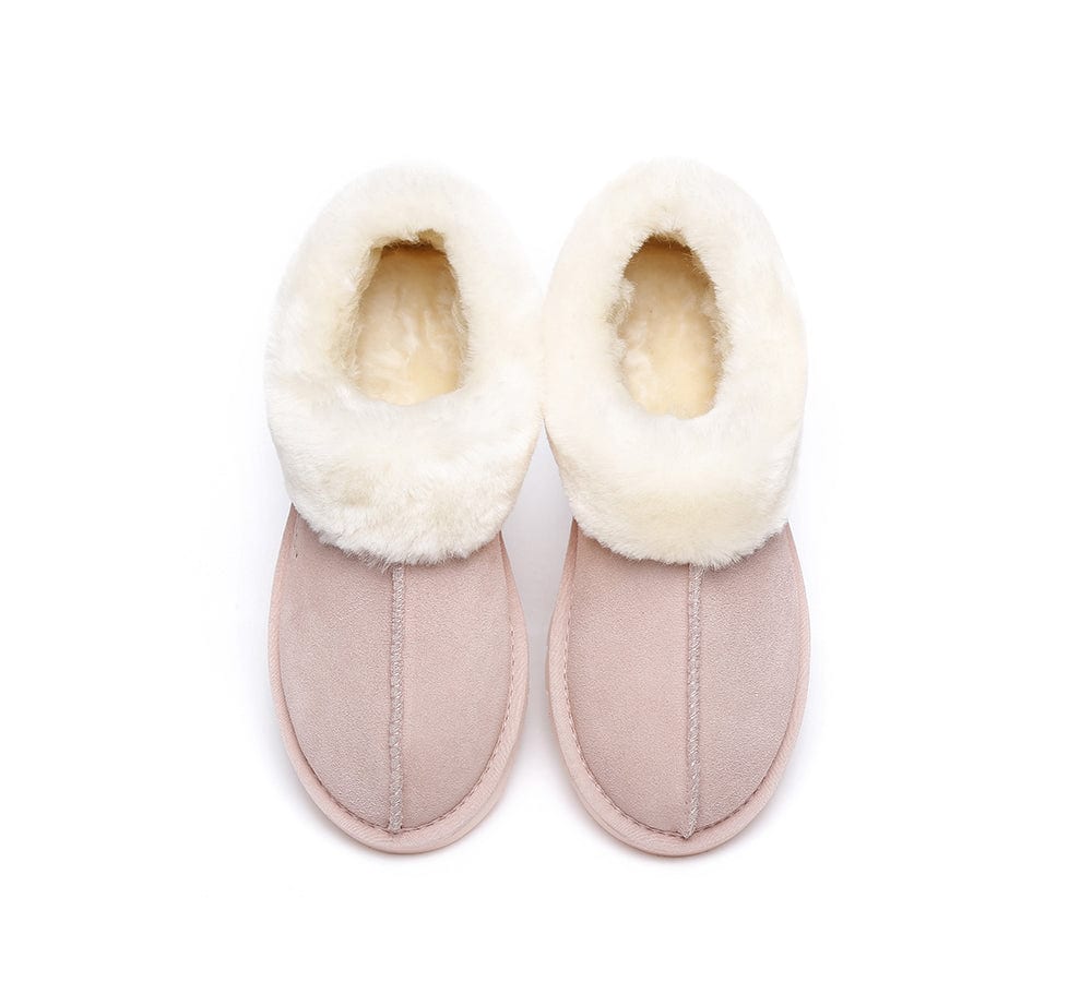 UGG Australian Shepherd® Homey Unisex Merino Sheepskin Lining Slippers - UGG Slippers - Pink - AU Ladies 10 / AU Men 8 / EU 41 - Uggoutlet