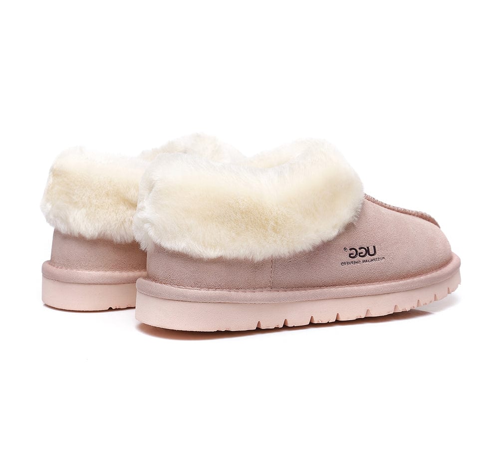 UGG Australian Shepherd® Homey Unisex Merino Sheepskin Lining Slippers - UGG Slippers - Pink - AU Ladies 10 / AU Men 8 / EU 41 - Uggoutlet