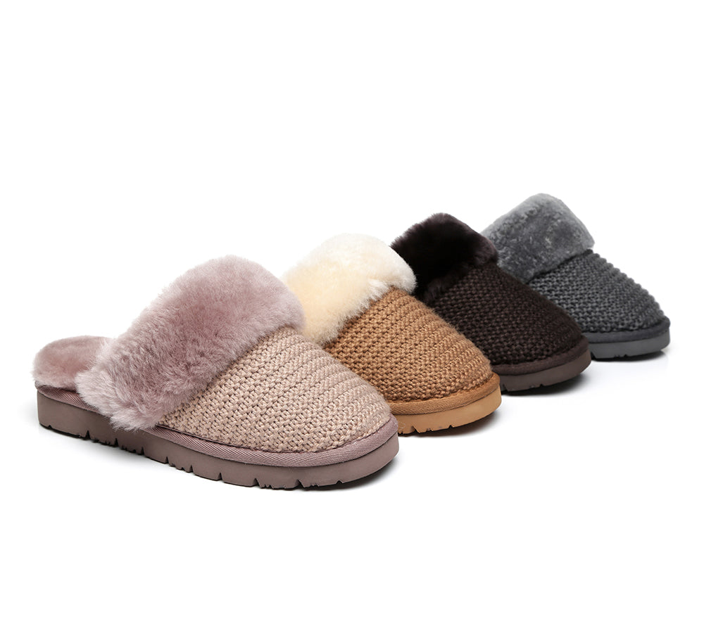 UGG Slippers - AS UGG Slippers Linden Women Sheepskin Wool