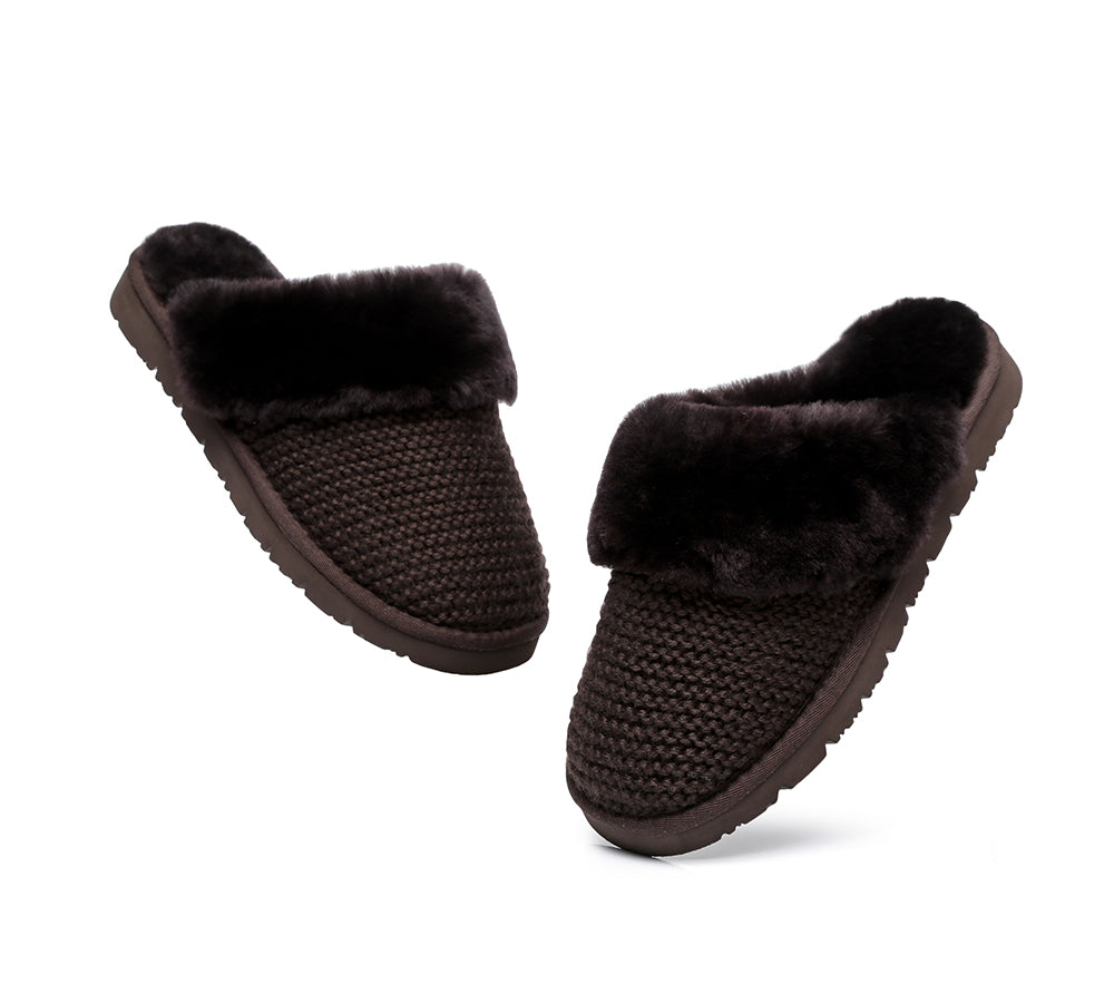 UGG Slippers - AS UGG Slippers Linden Women Sheepskin Wool