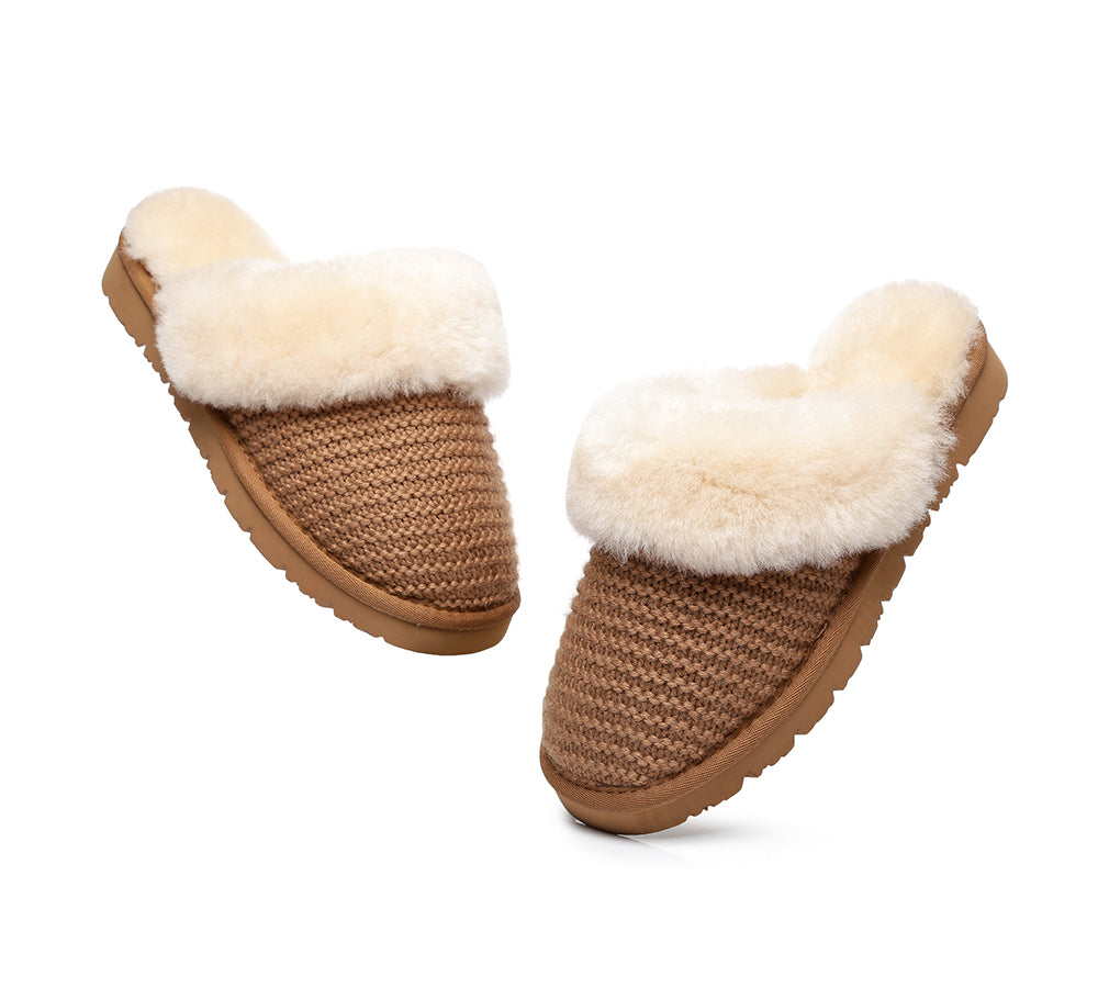 UGG Slippers - AS UGG Slippers Linden Women Sheepskin Wool