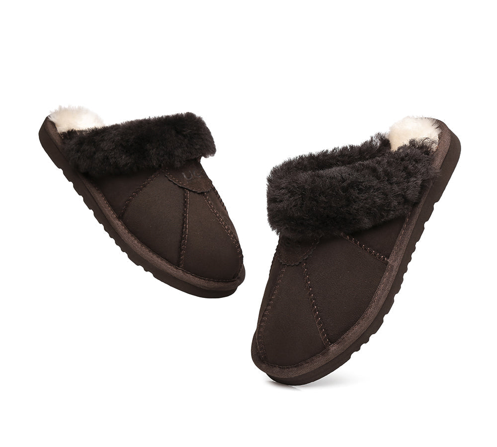 UGG Slippers - AS UGG Slippers Men Women Robert Double Face Sheepskin