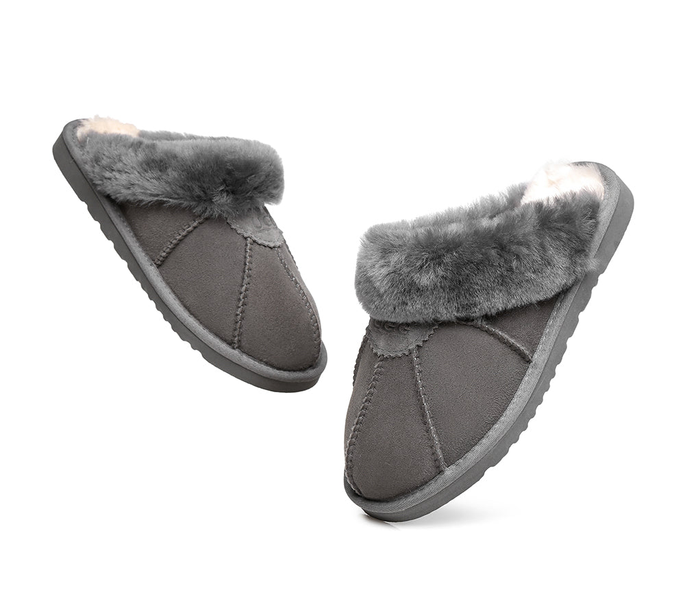 UGG Slippers - AS UGG Slippers Men Women Robert Double Face Sheepskin