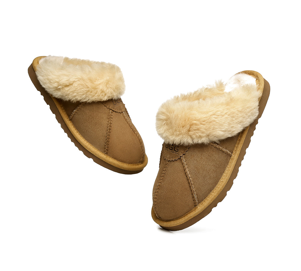 UGG Slippers - AS UGG Slippers Men Women Robert Double Face Sheepskin