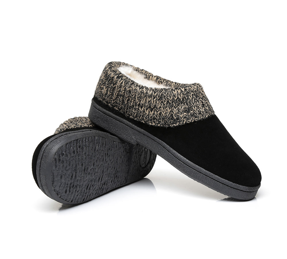 UGG Slippers - AS Women Knit Collar Ugg Ankle Slippers