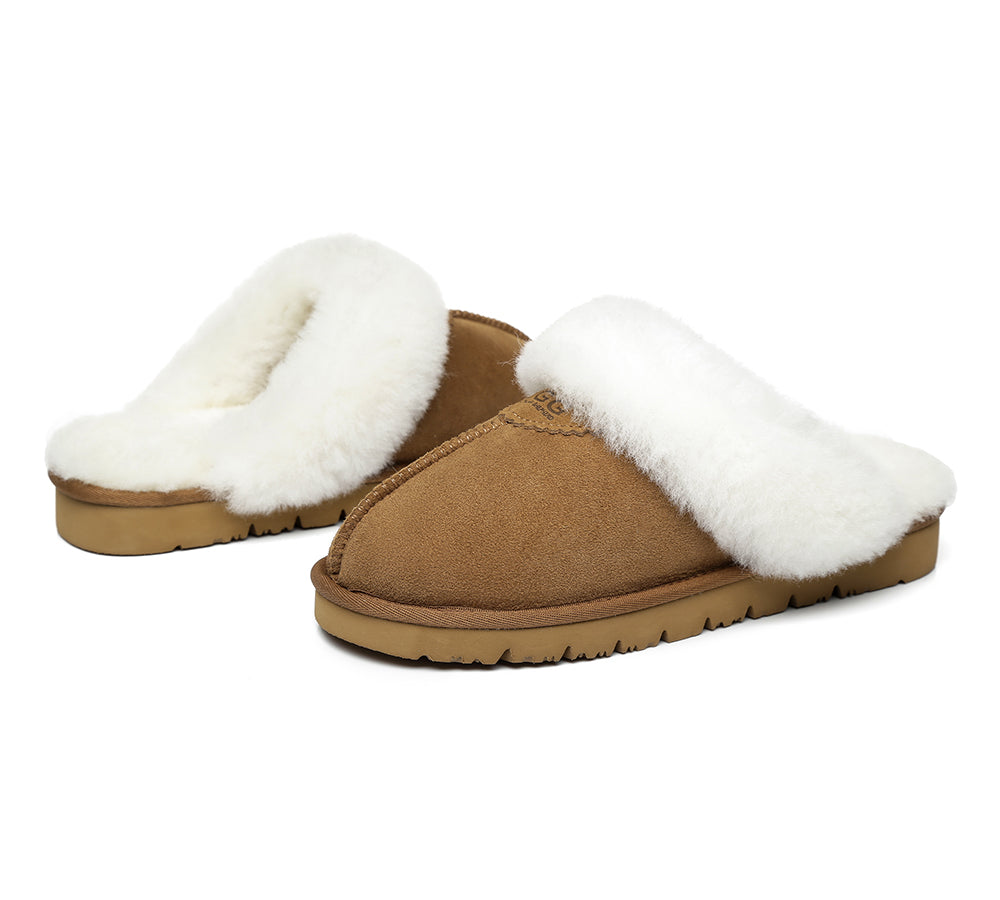 UGG Slippers - Australia Sheepskin Wool Ugg Slippers Unisex Hedy