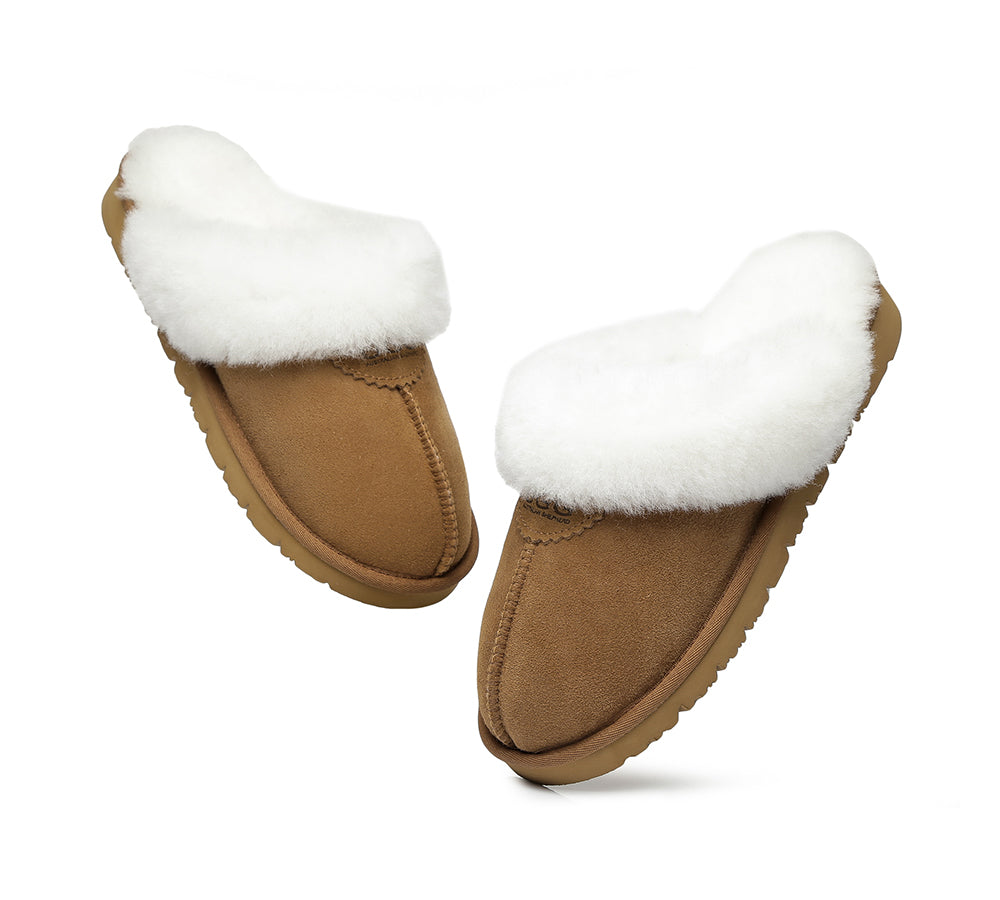 UGG Slippers - Australia Sheepskin Wool Ugg Slippers Unisex Hedy