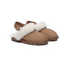 UGG Slippers - AUSTRALIAN SHEPHERD® UGG Sheepskin Wool Removable Strap Slingback Slippers Suzie