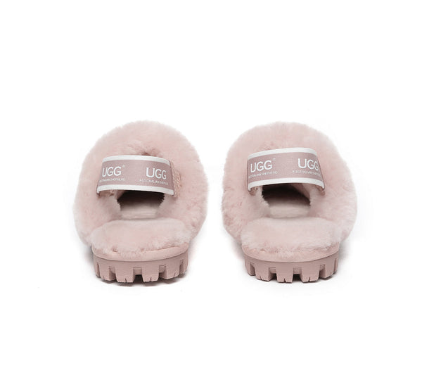 UGG Slippers - AUSTRALIAN SHEPHERD® UGG Sheepskin Wool Removable Strap Slingback Slippers Suzie Ll