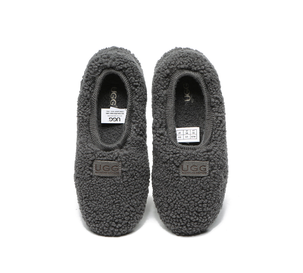 UGG Slippers - Curly Wool Slippers Women Lucina