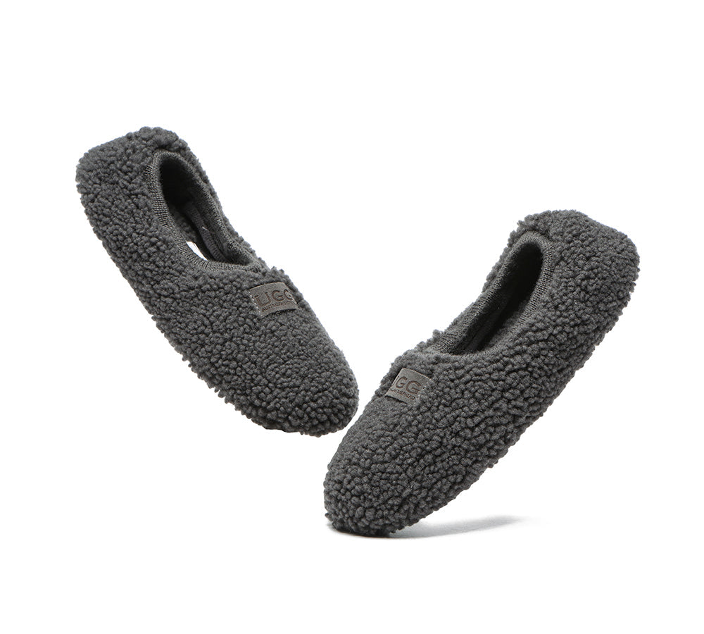 UGG Slippers - Curly Wool Slippers Women Lucina