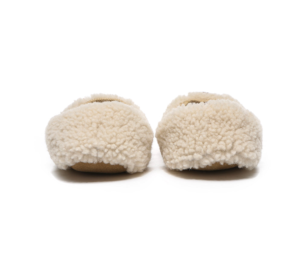 UGG Slippers - Curly Wool Slippers Women Lucina