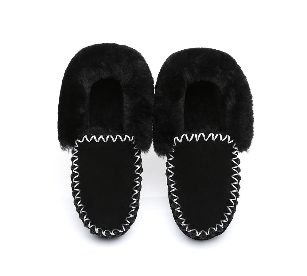 UGG Slippers - Everau Sheepskin Popo Moccasin