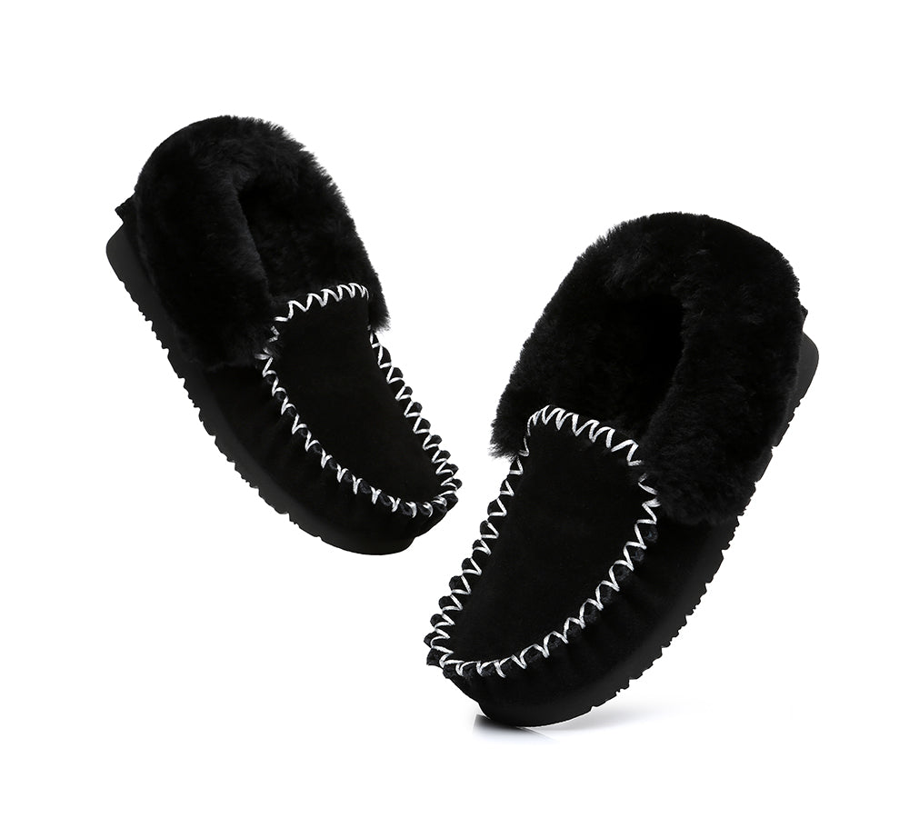 UGG Slippers - Everau Sheepskin Popo Moccasin