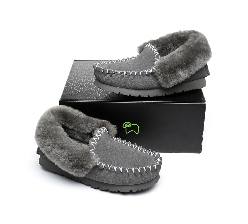 UGG Slippers - Everau Sheepskin Popo Moccasin