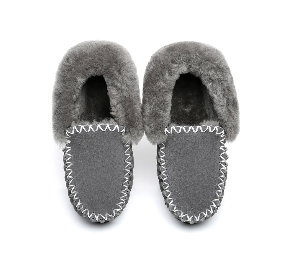 UGG Slippers - Everau Sheepskin Popo Moccasin