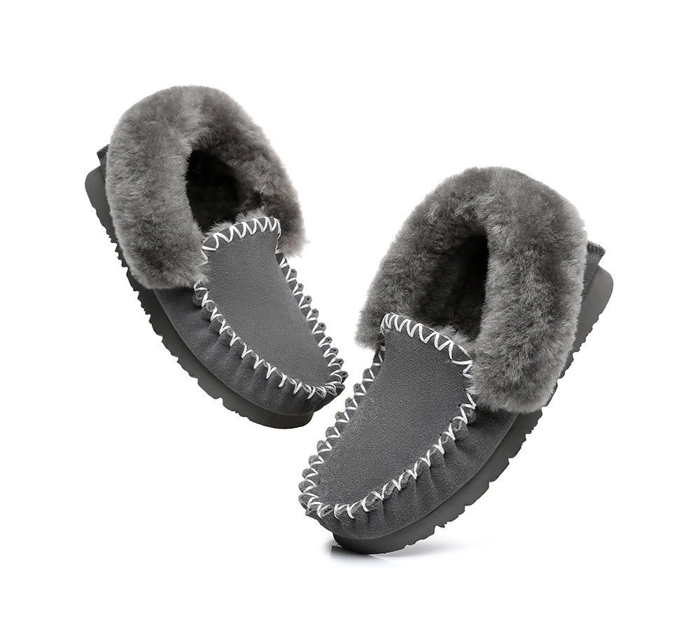 UGG Slippers - Everau Sheepskin Popo Moccasin