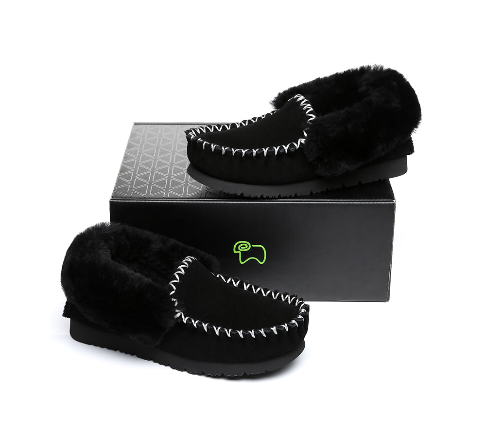 UGG Slippers - Everau Sheepskin Popo Moccasin