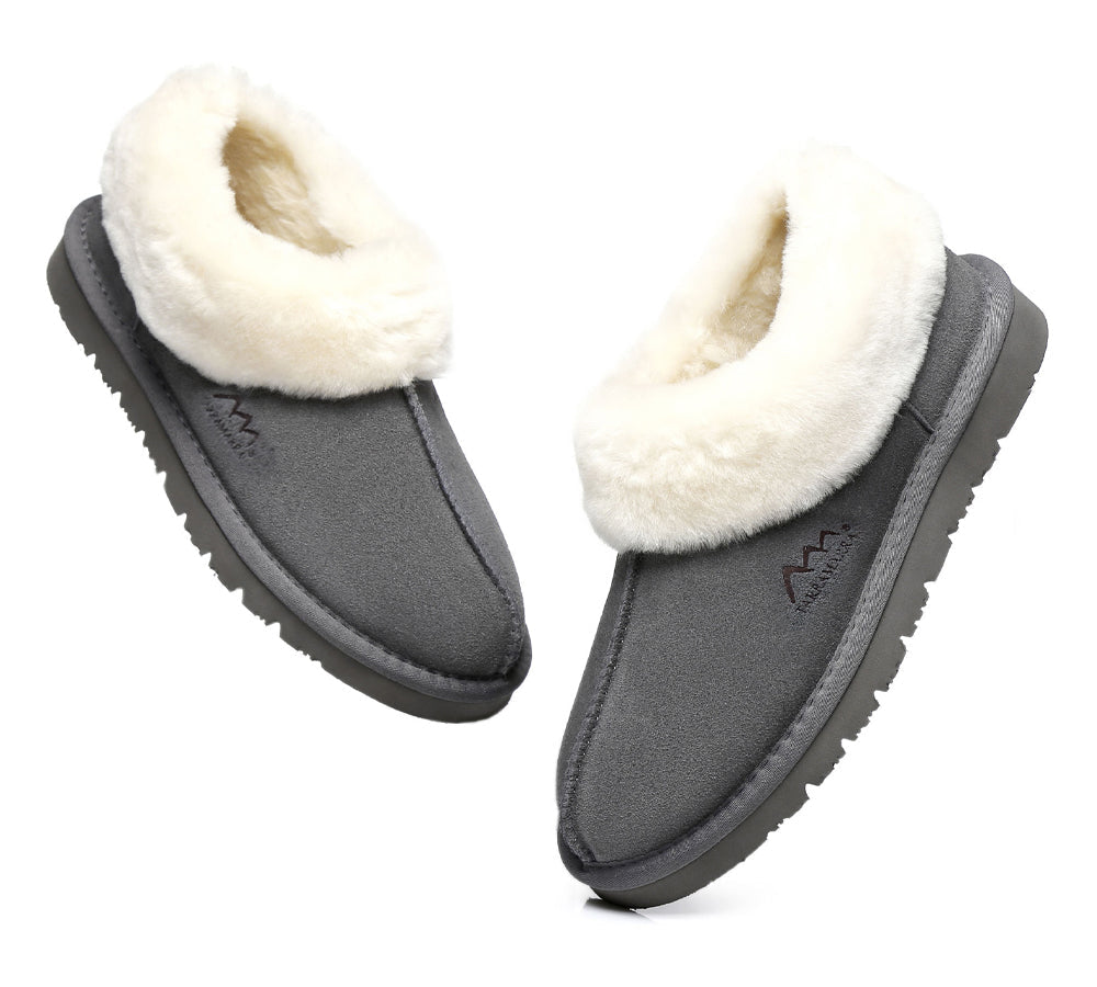 UGG Slippers - Premium Australian Sheepskin Ankle Slipper Unisex Homey