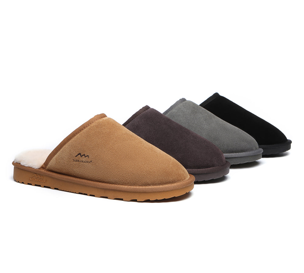 UGG Slippers - Premium Sheepskin Men Scuff Larry