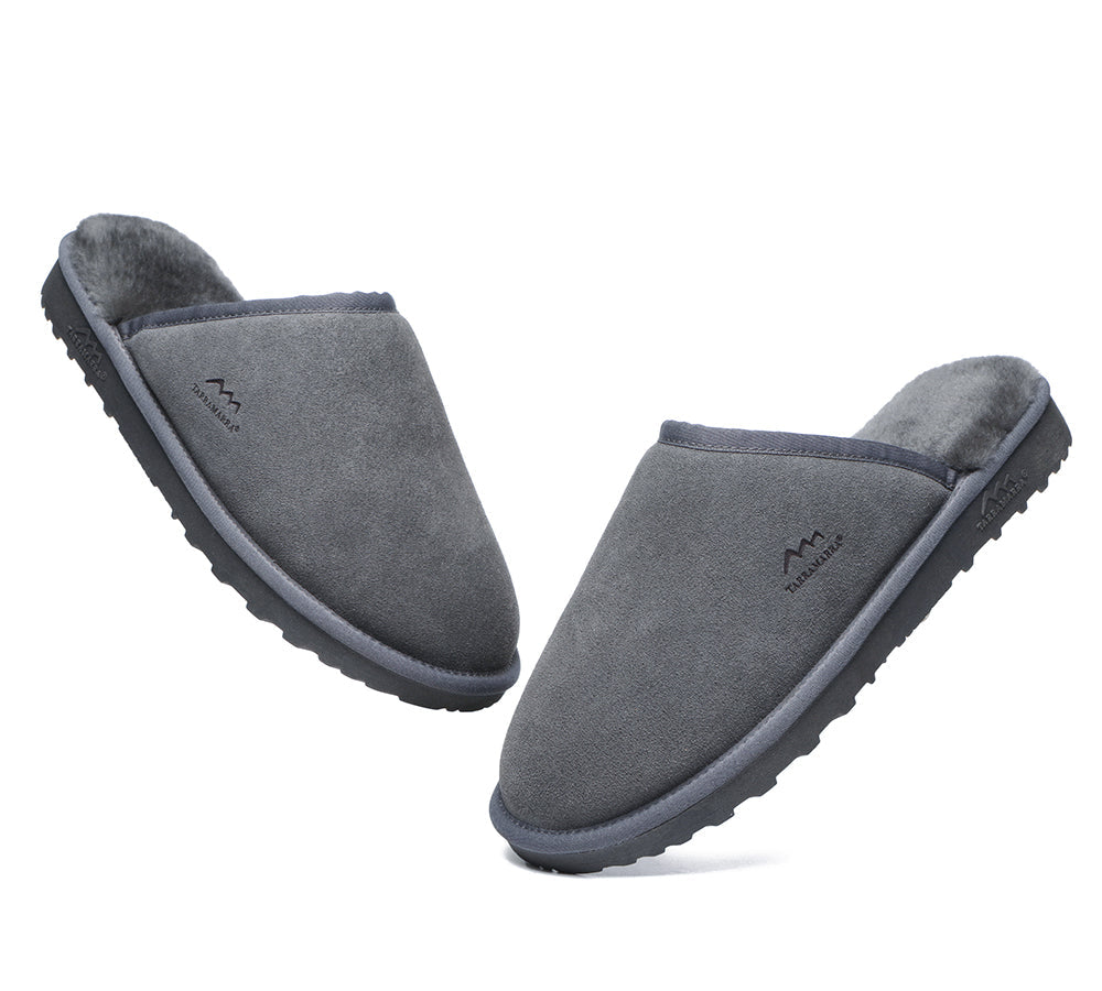 UGG Slippers - Premium Sheepskin Men Scuff Larry