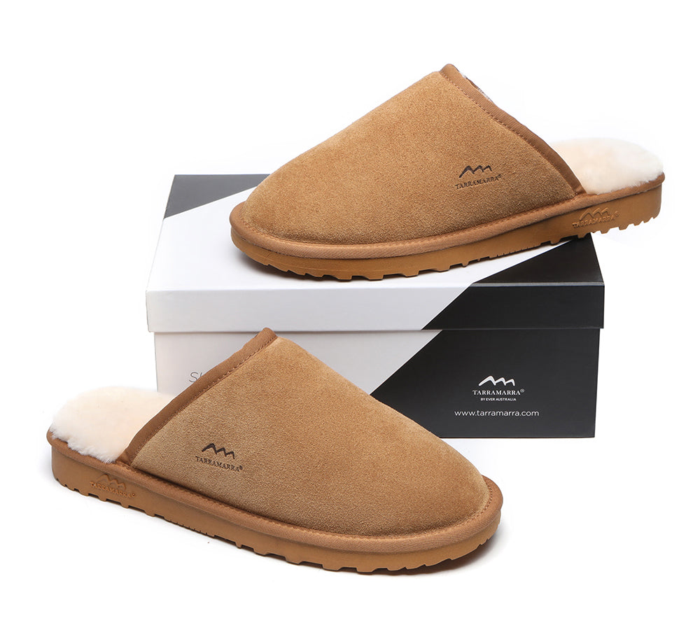 UGG Slippers - Premium Sheepskin Men Scuff Larry