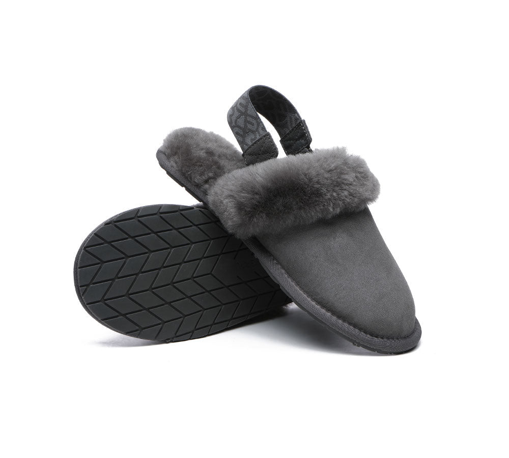 UGG Slippers - Removable Strap Slingback Sheepskin Slippers Lonsdale