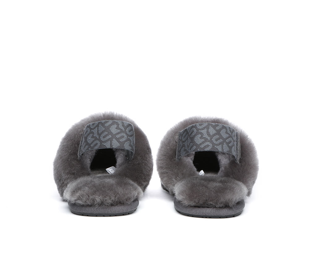 UGG Slippers - Removable Strap Slingback Sheepskin Slippers Lonsdale