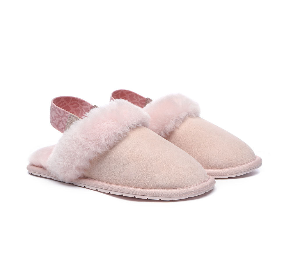 UGG Slippers - Removable Strap Slingback Sheepskin Slippers Lonsdale