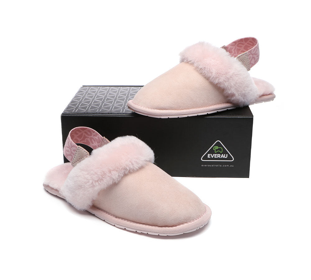 UGG Slippers - Removable Strap Slingback Sheepskin Slippers Lonsdale