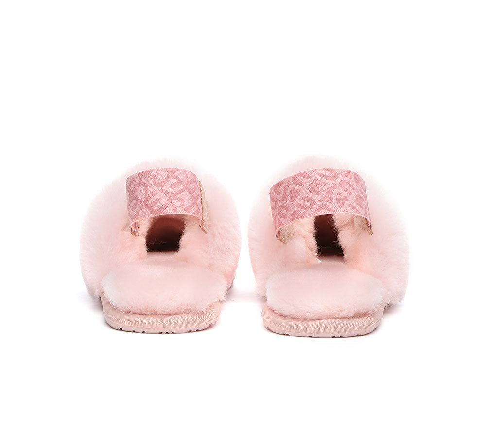 UGG Slippers - Removable Strap Slingback Sheepskin Slippers Lonsdale