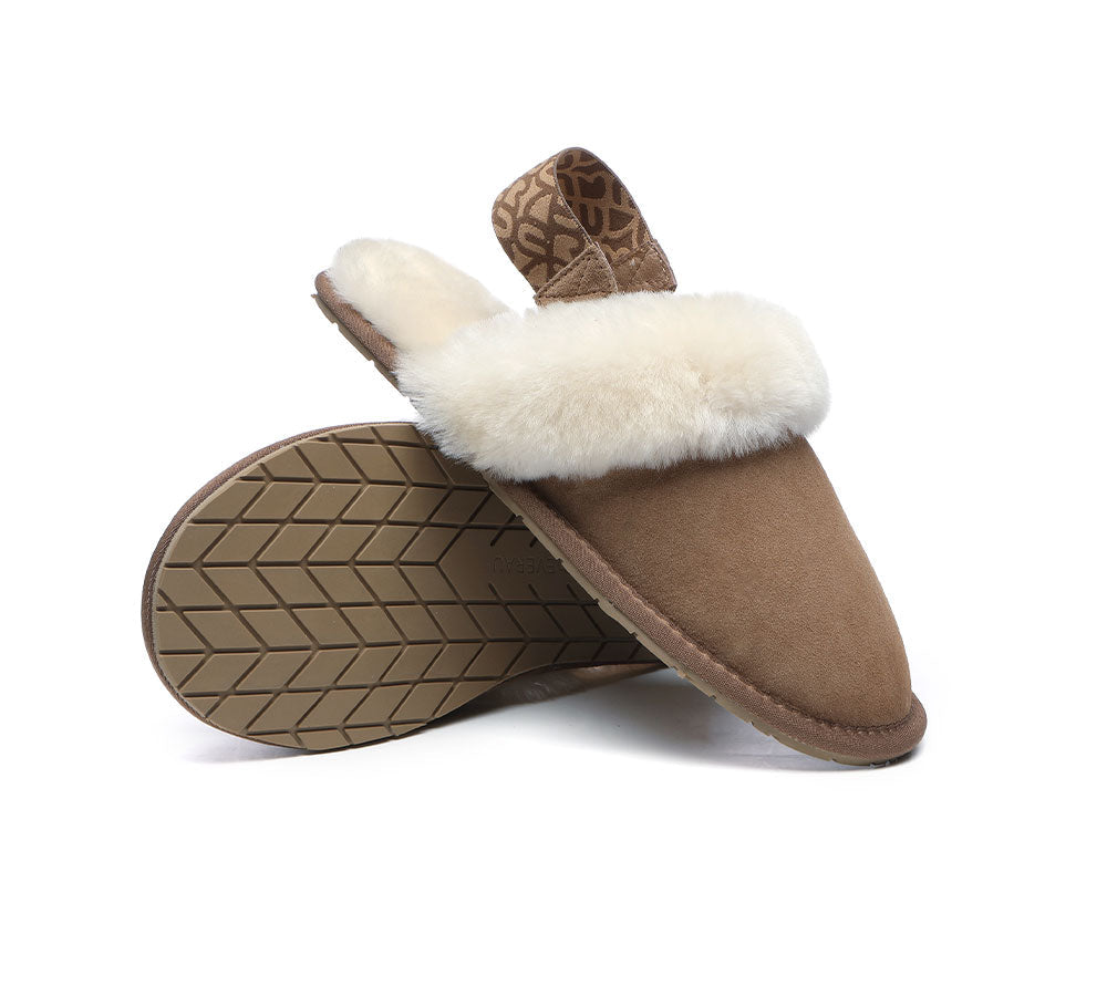 UGG Slippers - Removable Strap Slingback Sheepskin Slippers Lonsdale