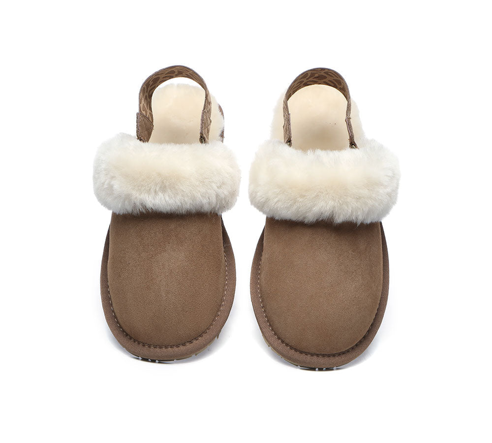 UGG Slippers - Removable Strap Slingback Sheepskin Slippers Lonsdale