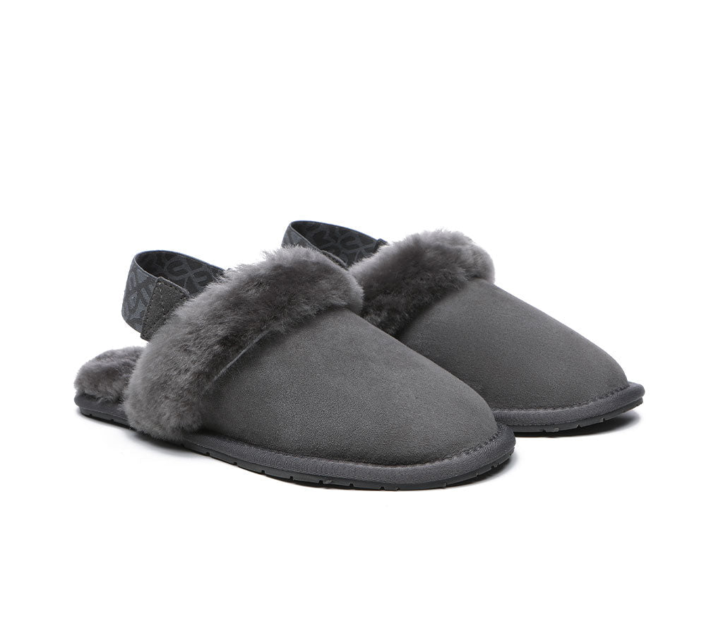 UGG Slippers - Removable Strap Slingback Sheepskin Slippers Lonsdale