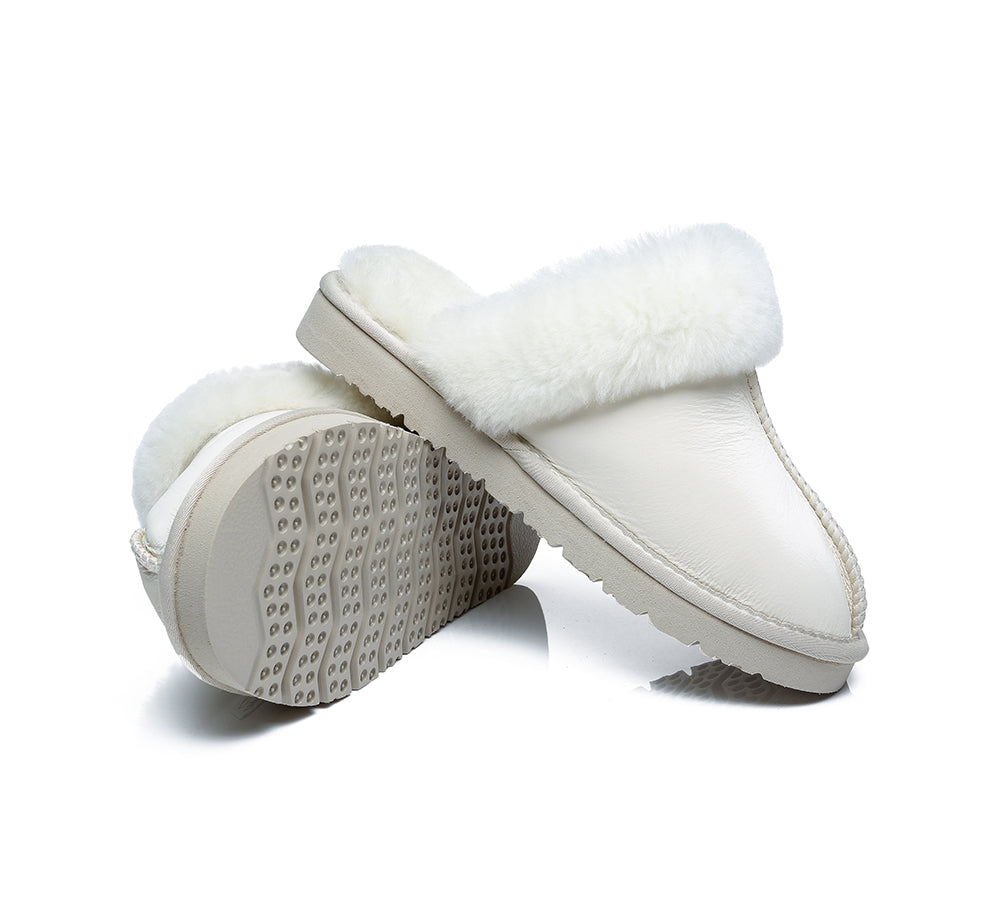 UGG Slippers - Sheepskin Wool Slippers Muffin Limited Edition Unisex