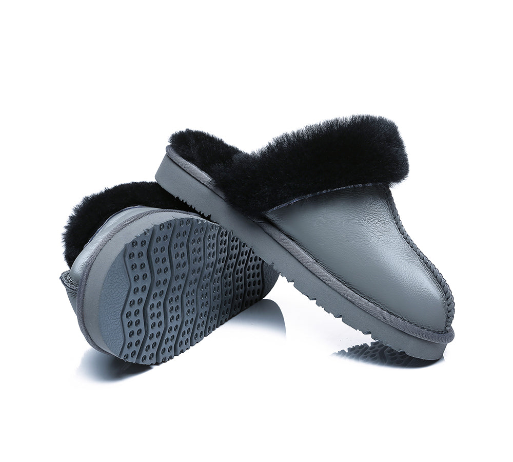 UGG Slippers - Sheepskin Wool Slippers Muffin Limited Edition Unisex