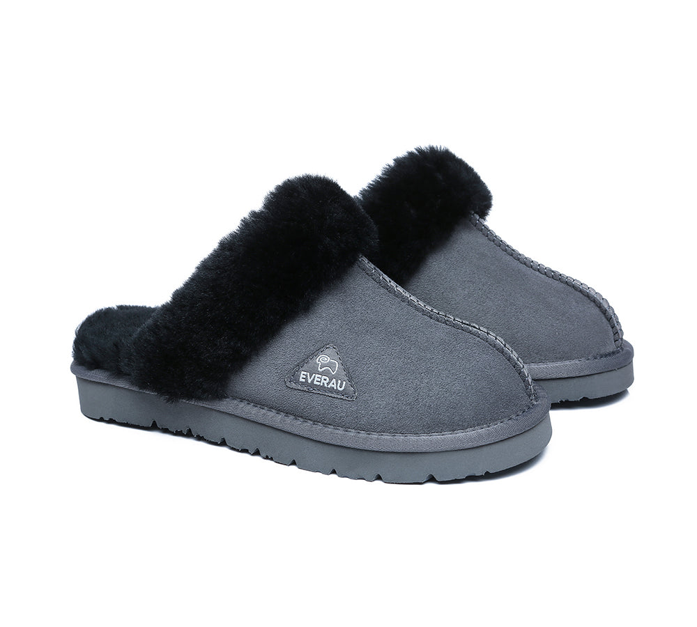 UGG Slippers - Sheepskin Wool Slippers Muffin Limited Edition Unisex