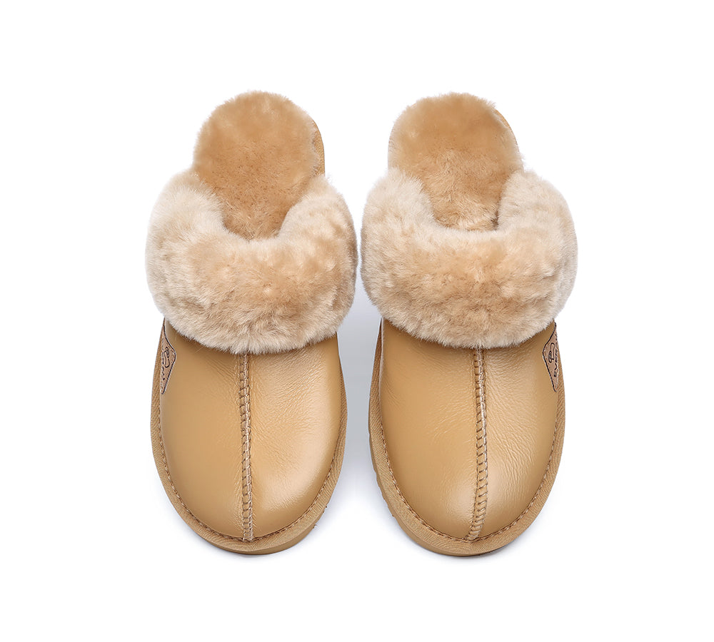 UGG Slippers - Sheepskin Wool Slippers Muffin Limited Edition Unisex