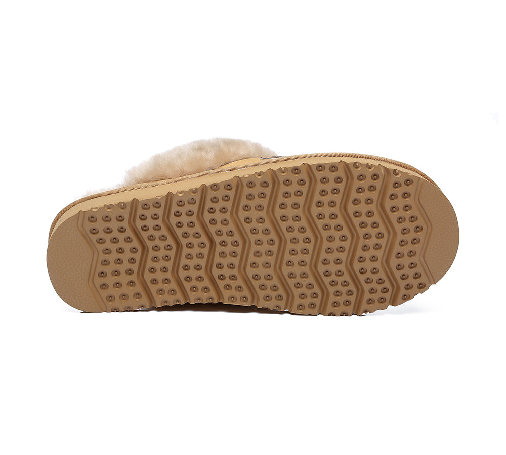 UGG Slippers - Sheepskin Wool Slippers Muffin Limited Edition Unisex