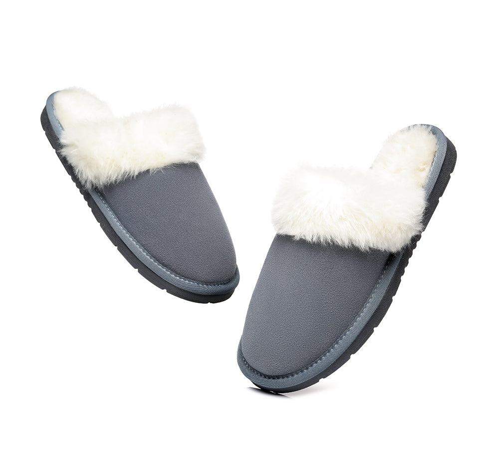 UGG Slippers - TA Hayley Scuff Women Sheepskin Wool Slippers