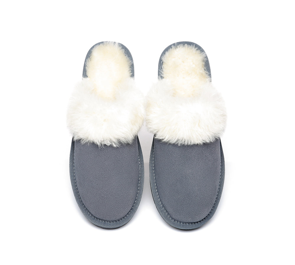 UGG Slippers - TA Hayley Scuff Women Sheepskin Wool Slippers