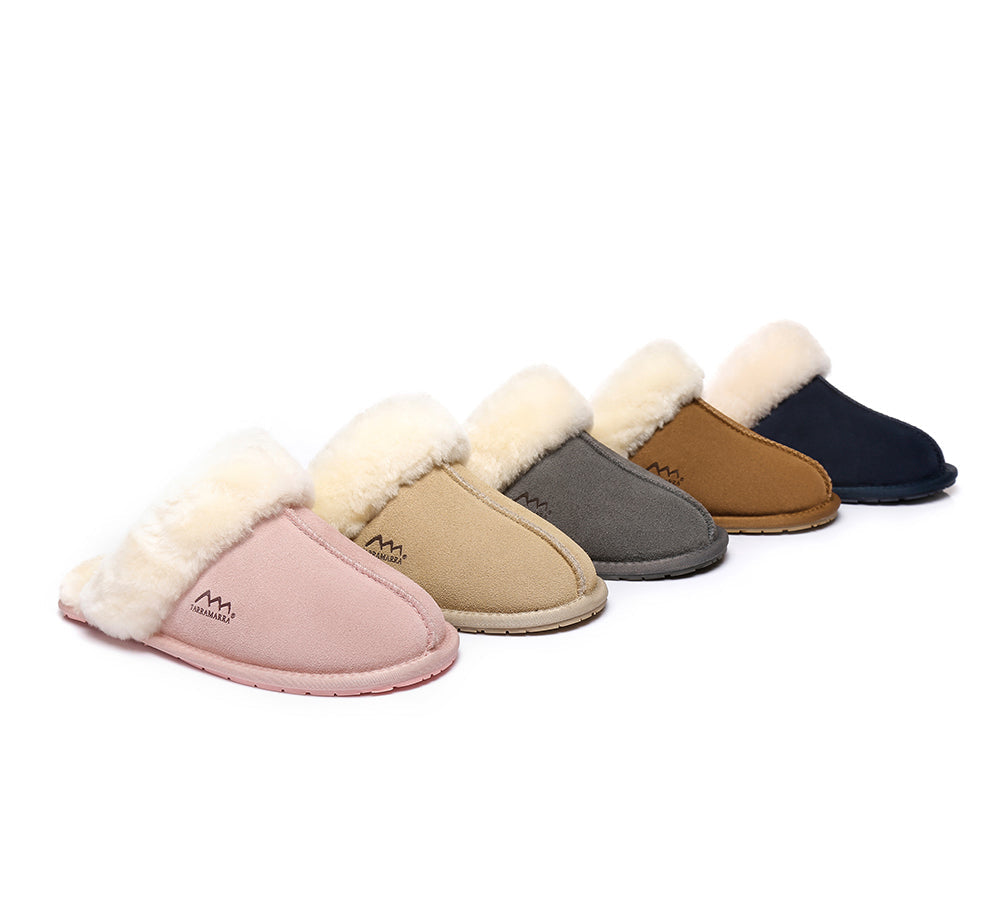 UGG Slippers - TA UGG Slippers,Australia Premium Sheepskin,Unisex Rosa Scuff