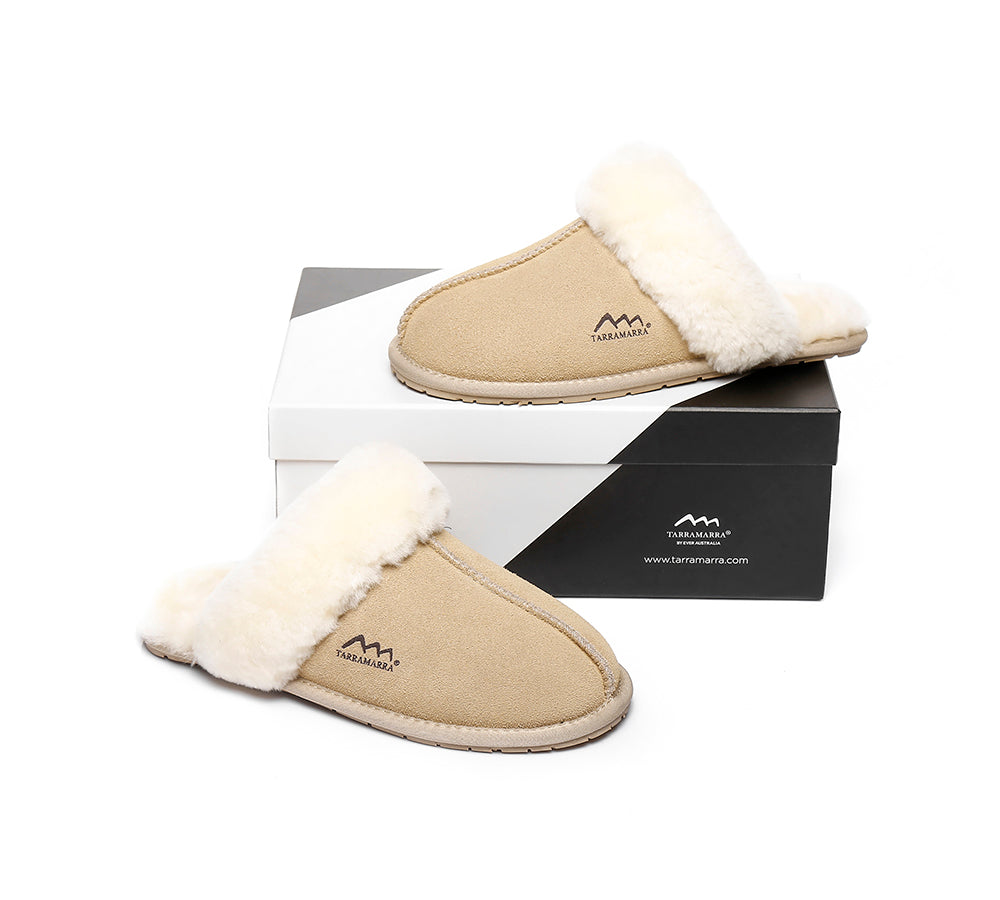 UGG Slippers - TA UGG Slippers,Australia Premium Sheepskin,Unisex Rosa Scuff