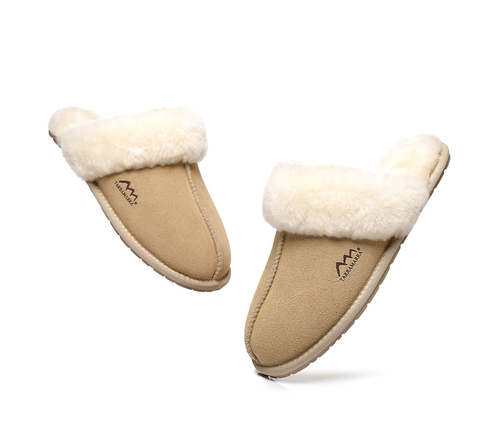 UGG Slippers - TA UGG Slippers,Australia Premium Sheepskin,Unisex Rosa Scuff