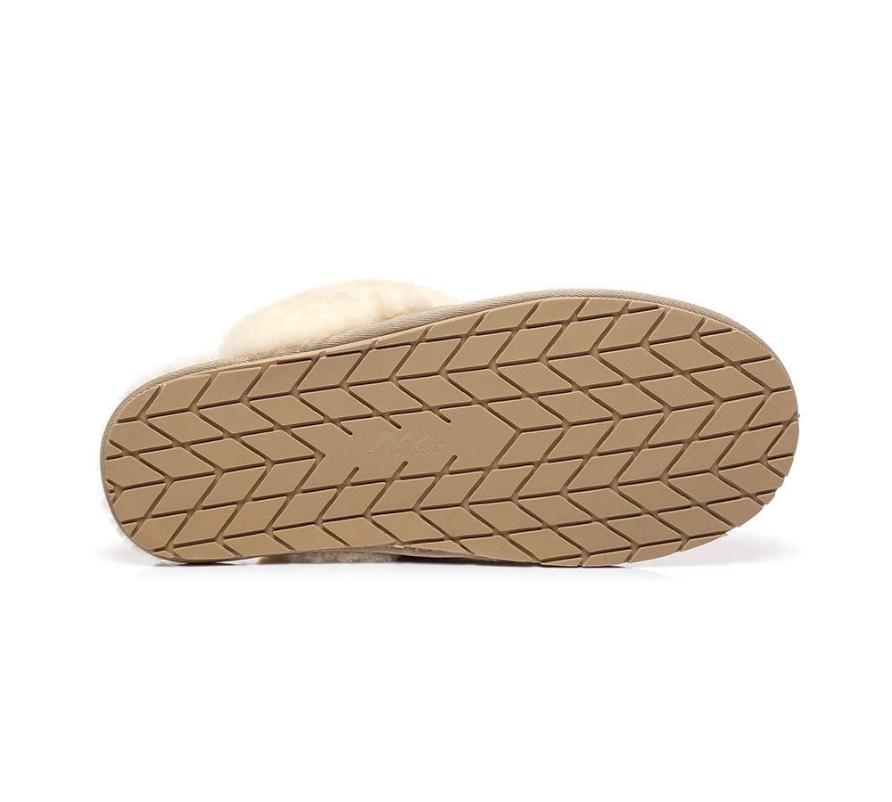 UGG Slippers - TA UGG Slippers,Australia Premium Sheepskin,Unisex Rosa Scuff